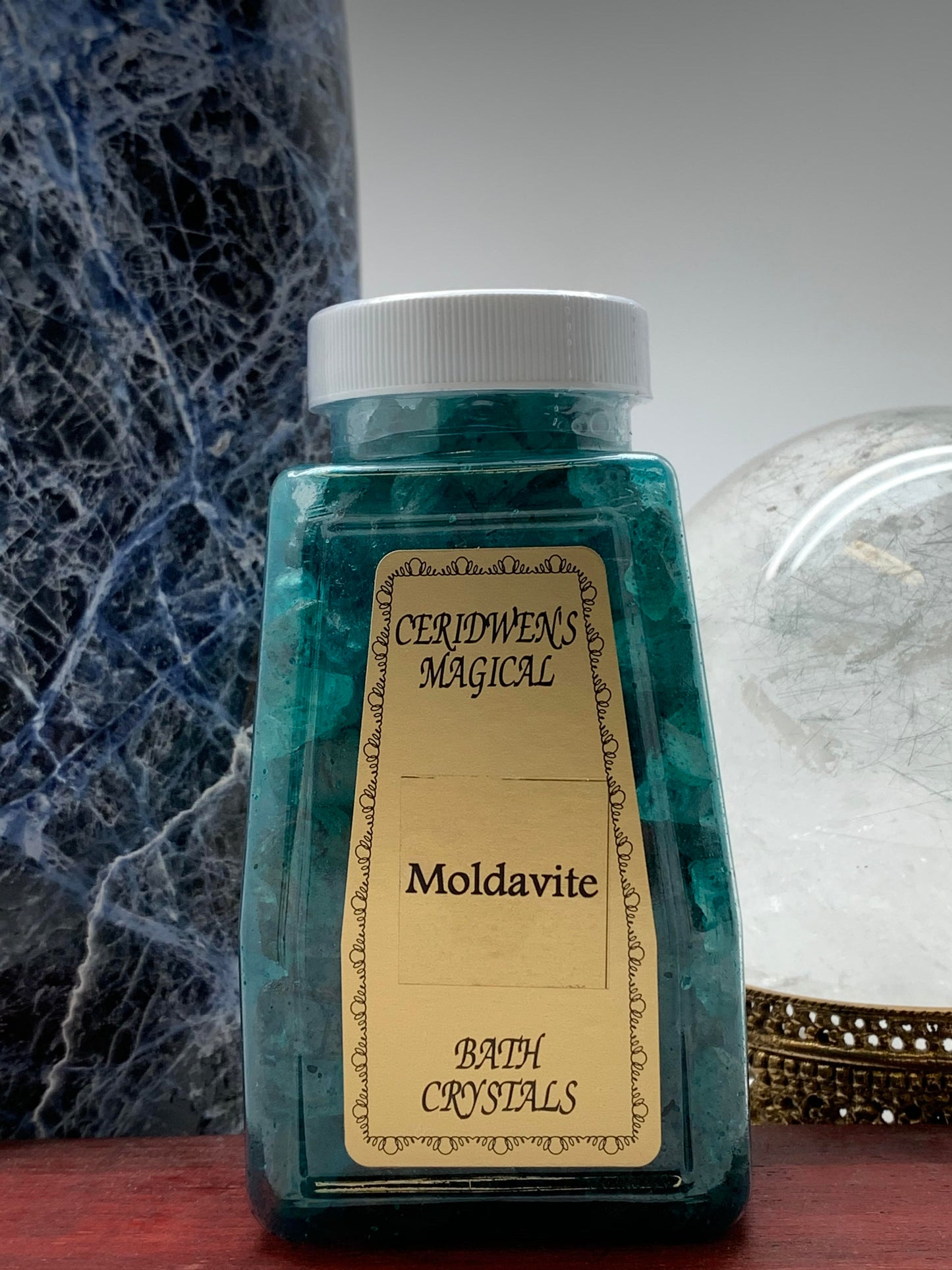 Moldavite Bath Salt Crystals
