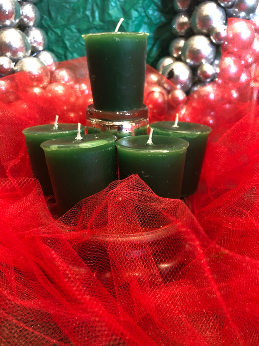 Bayberry Votive Candle - Prosperity, Luck, New Year, Xmas