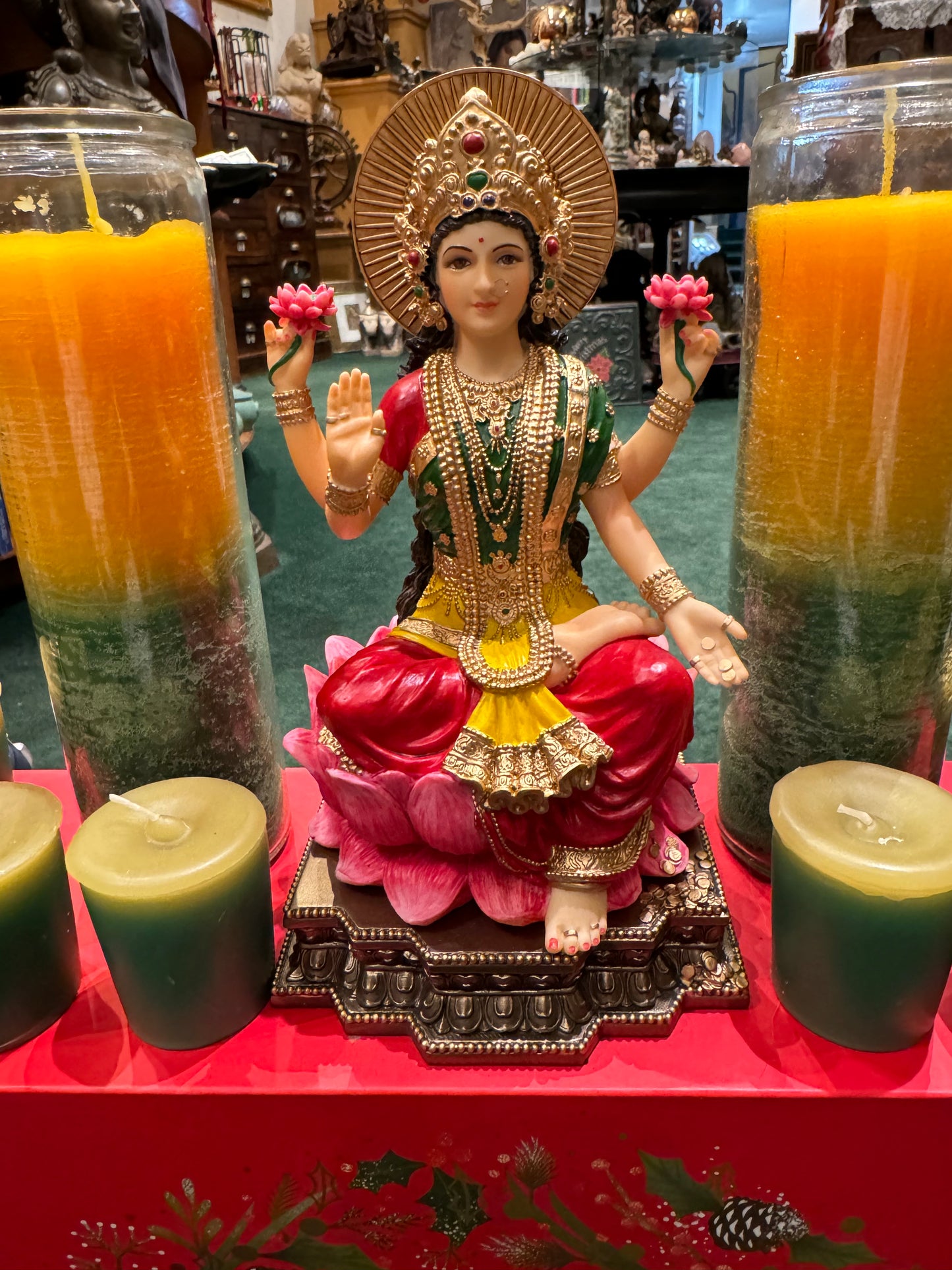 Prosperity Manifestation Votive Candle - create prosperity
