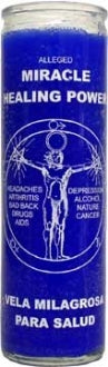 Miracle Healing Candle Blue
