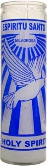 Holy Spirit Candle Ãê White