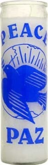 Peace Candle - White