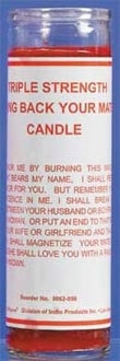 Bring Back Your Mate Candle
