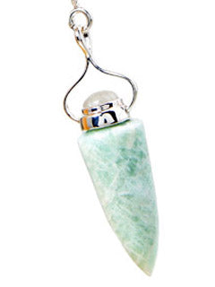 Amazonite and Moonstone Pendulum