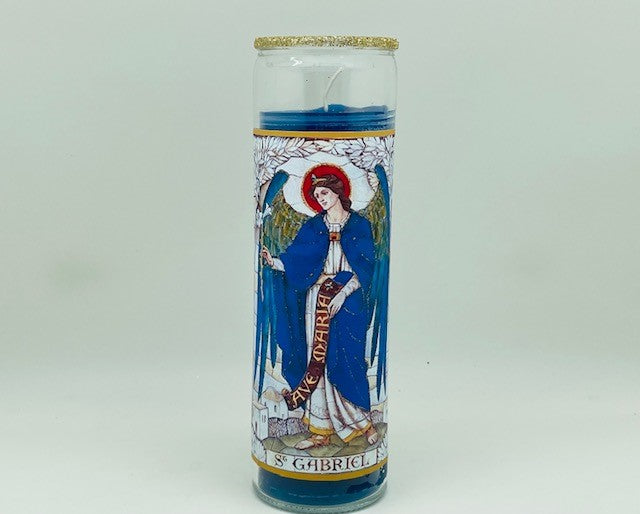 Archangel Gabriel Glitter Candle