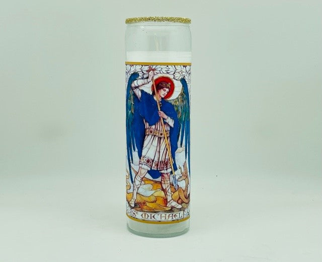 Archangel Michael Glitter Candle