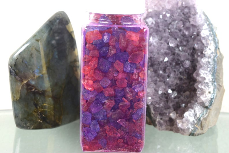 Black Tourmaline Bath Salt Crystals