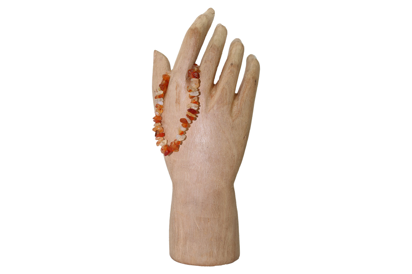 Carnelian Chip Stretchy Bracelet