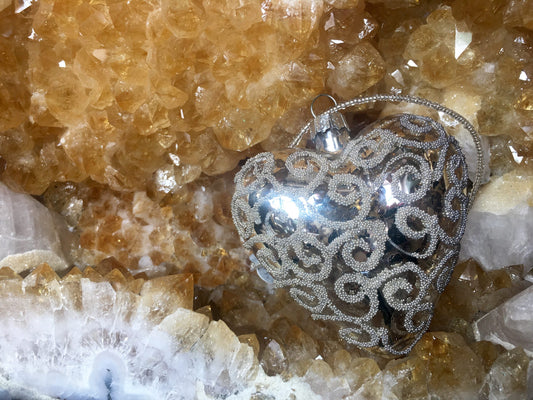 Citrine and Vintage Ornament