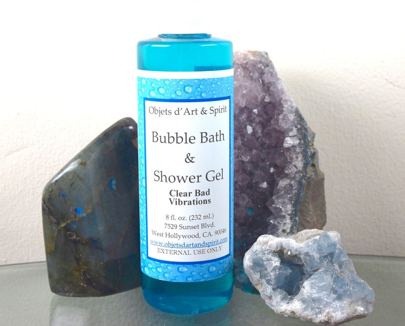 Clear Bad Vibrations Bubble Bath and Shower Gel