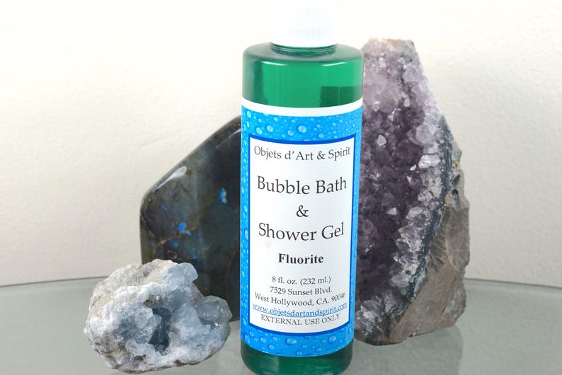 Fluorite Bubble Bath and Shower Gel
