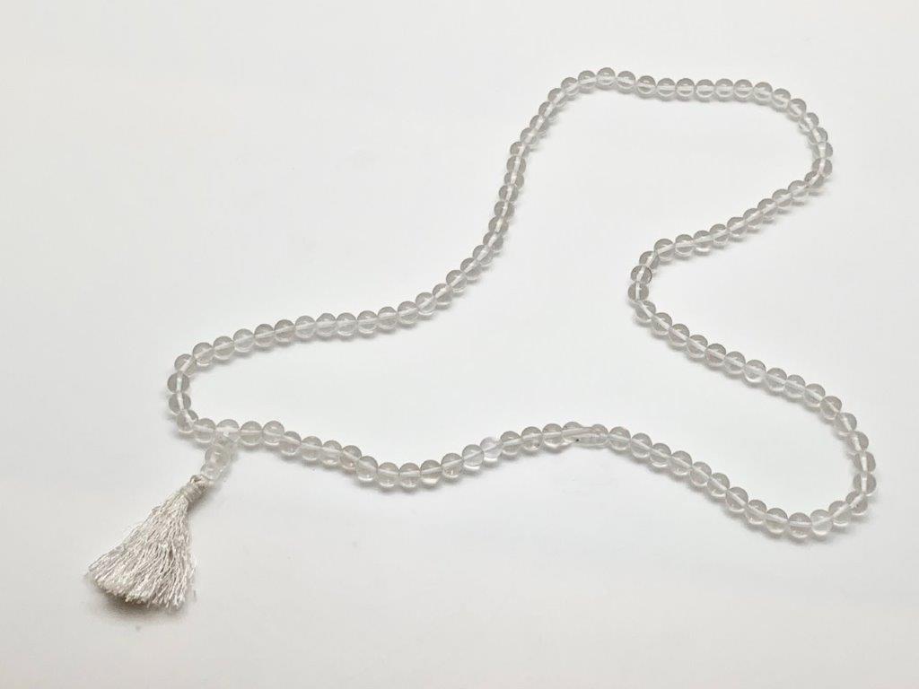 Clear Quartz Mala