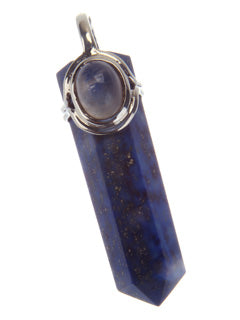 Lapis Lazuli and Moonstone Pendant