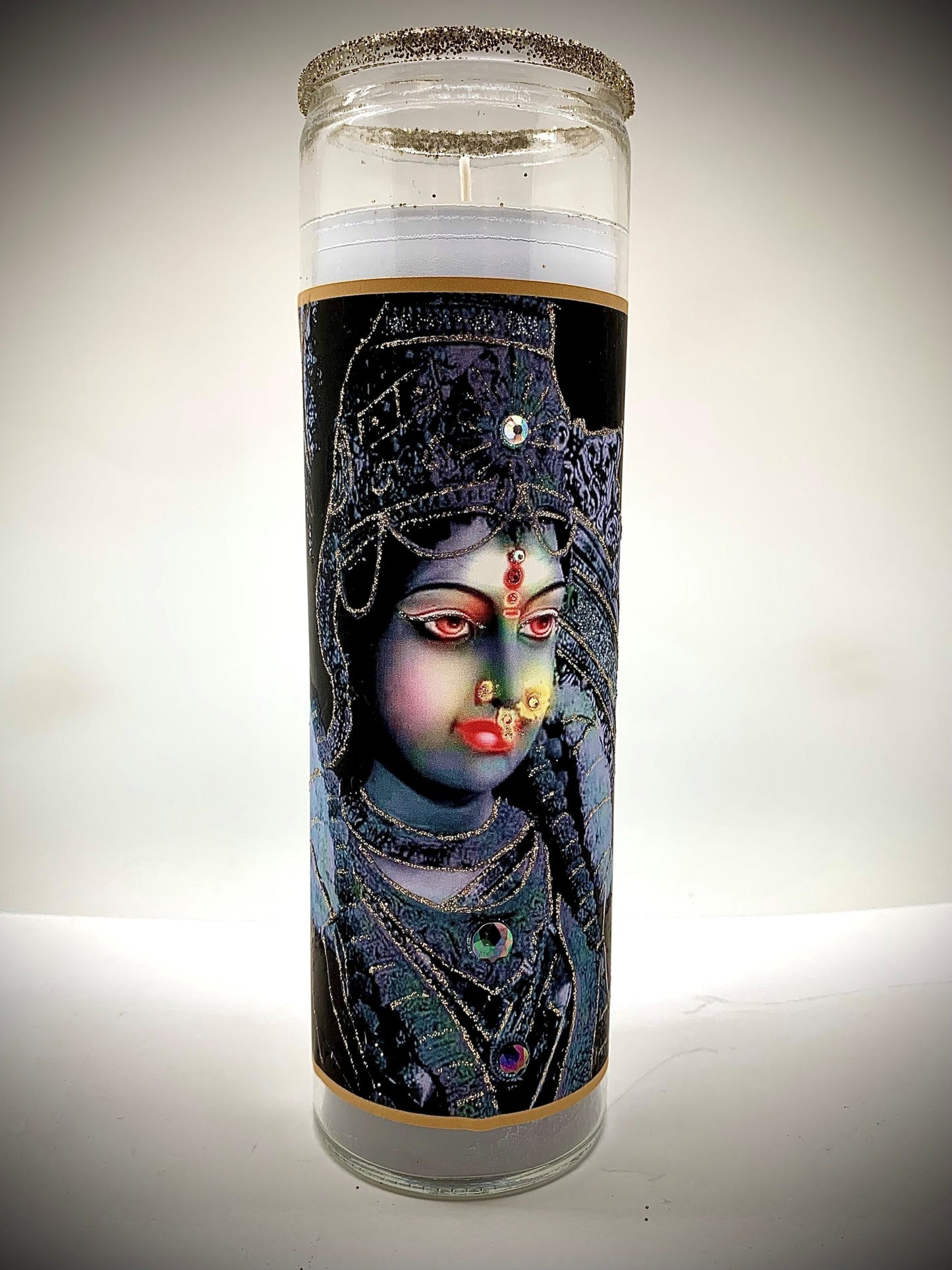 Maha Kali Glitter Candle