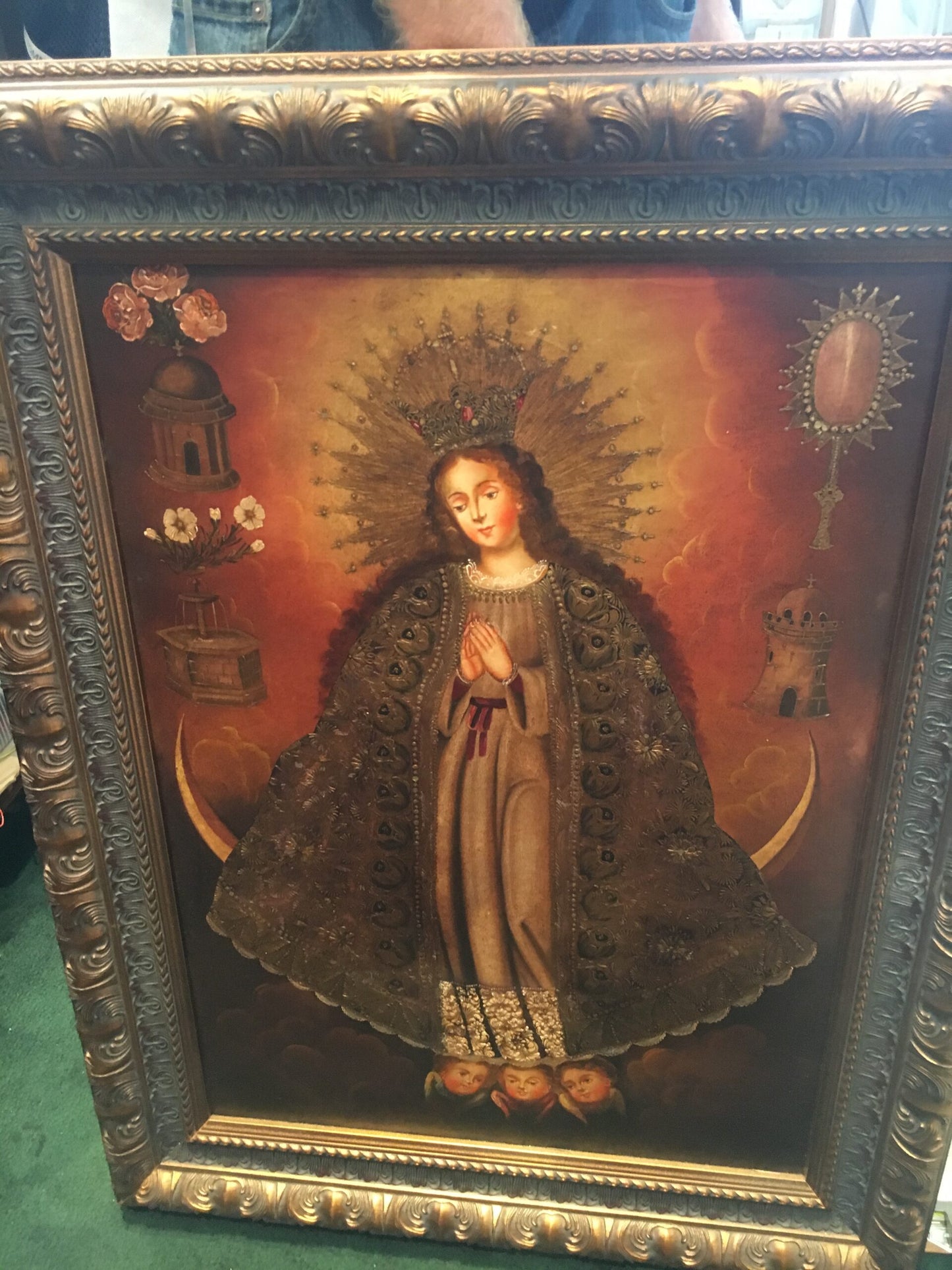 Mary Crowned Painting