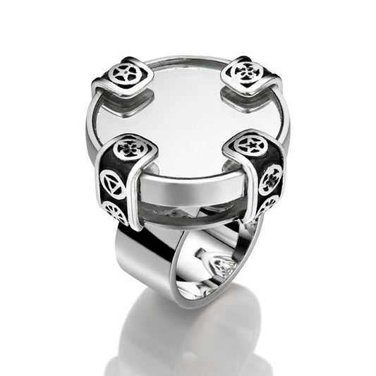 Sterling Silver Mirror Ring