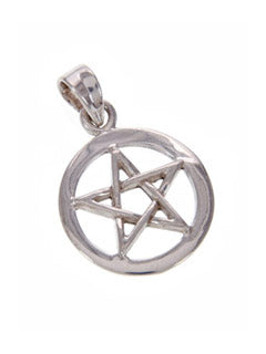 <span stHand-made Sterling Silver Pentacle Pendant