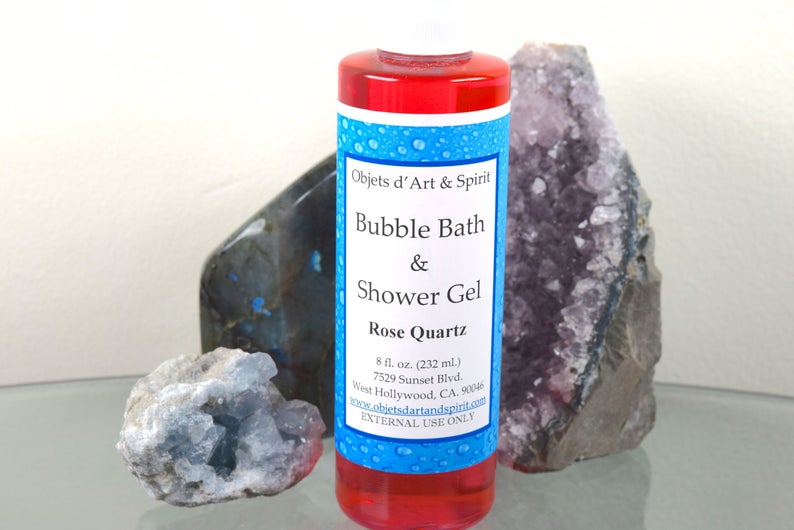 Rose Quartz Bubble Bath and Shower Gel