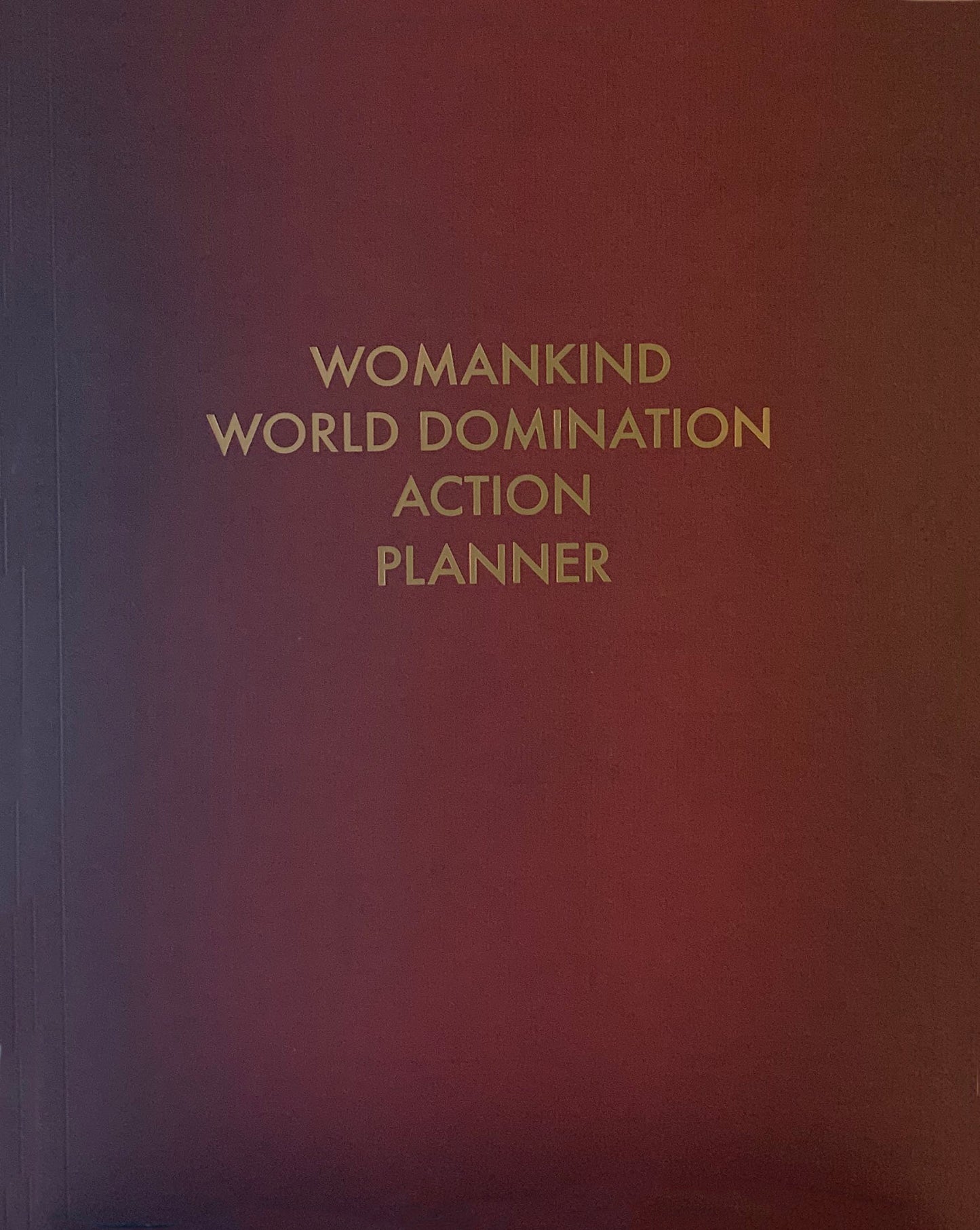 Womankind World Domination Action Planner