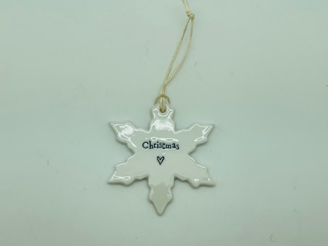 X-Mas Snowflake Ornament