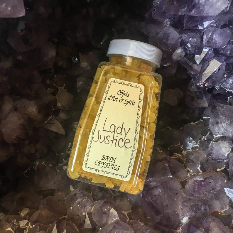 Lady Justice Bath Salt Crystals
