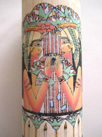Sisters Glitter Candle