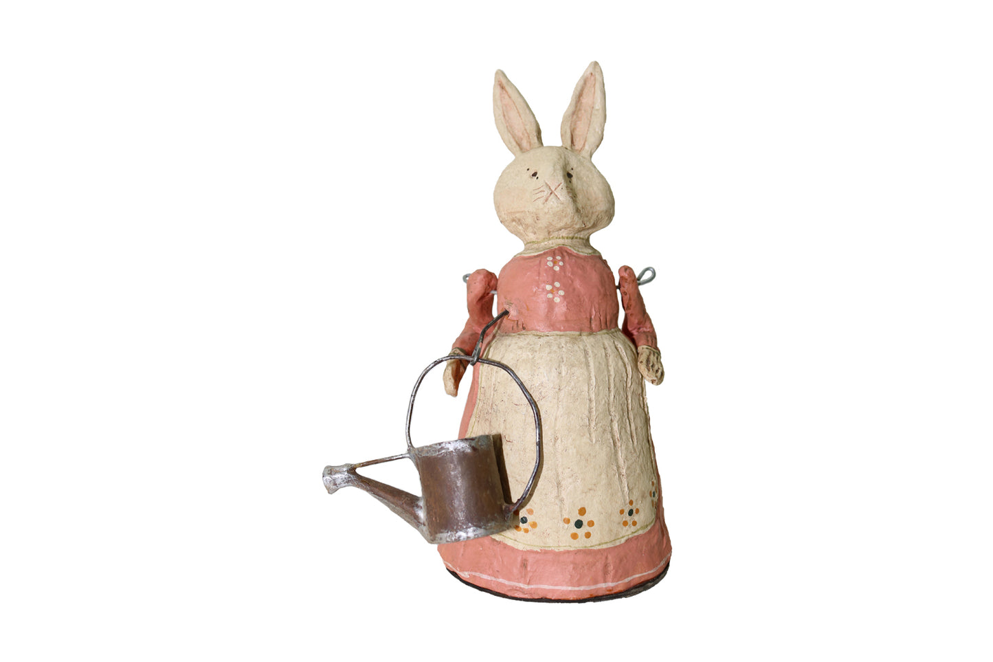 Paper Machet Bunny with Water Can