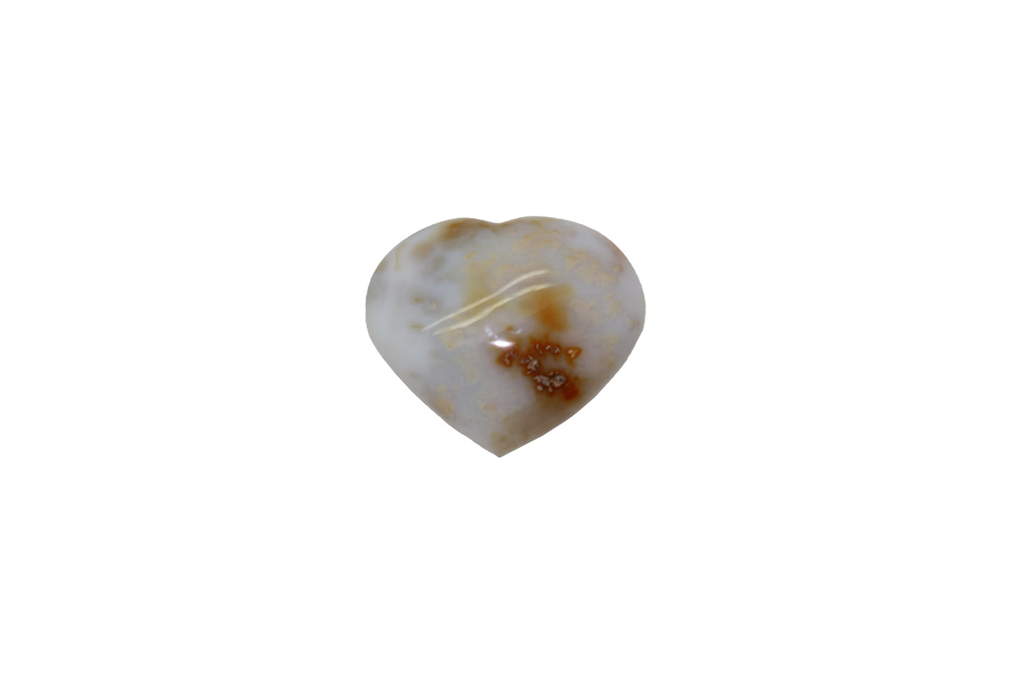 Heart - White Agate