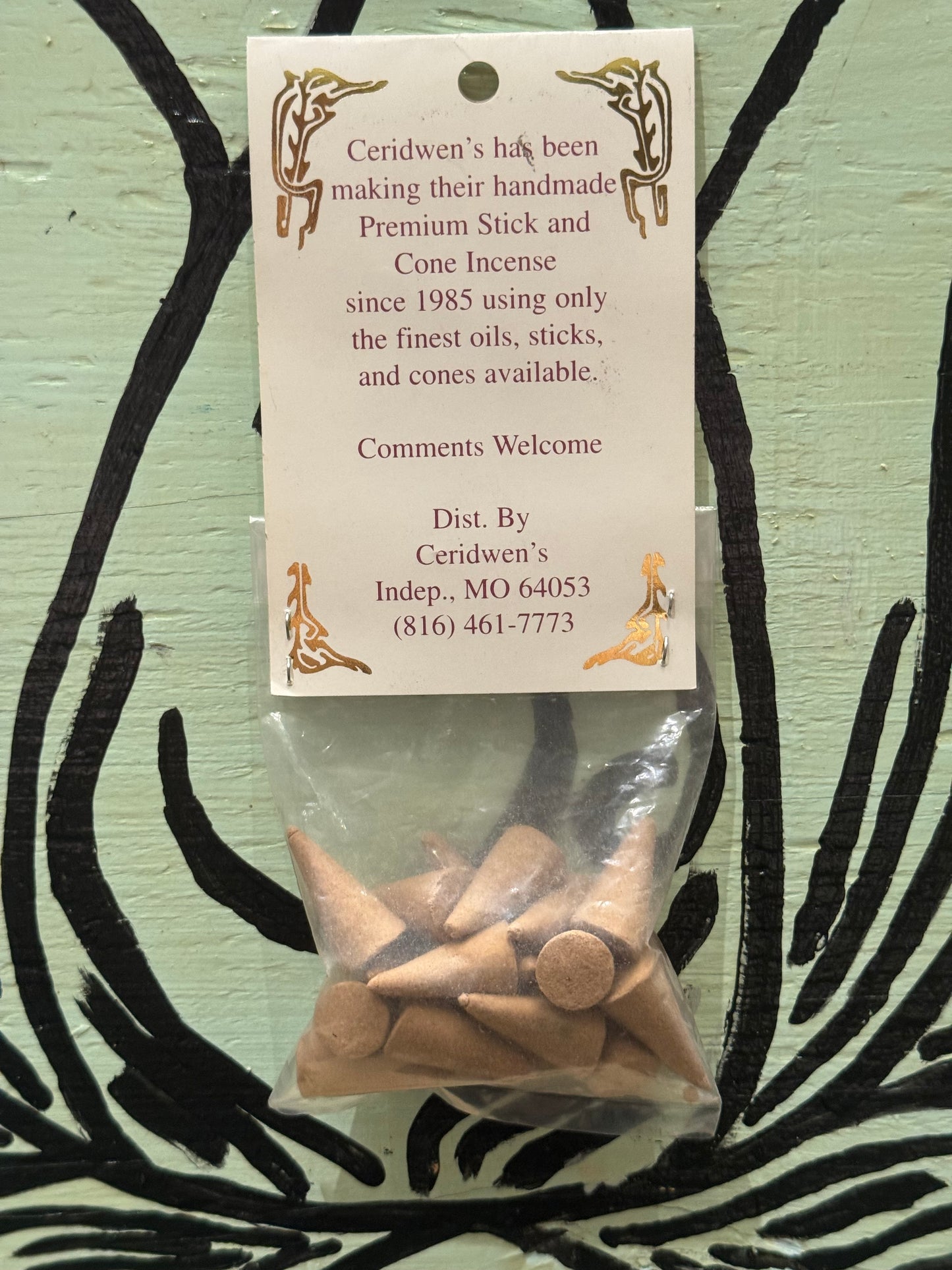Cedar Cone Incense - Peace, Purity, Resilience