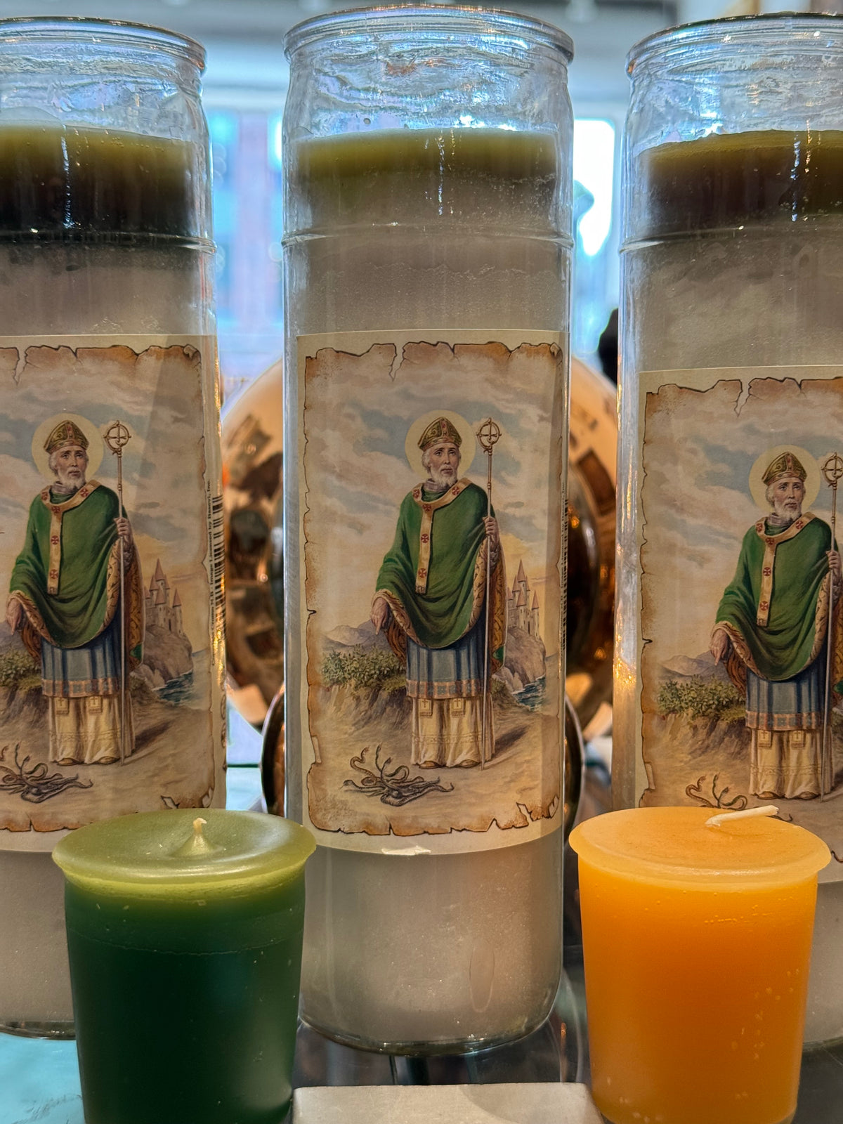 St Patrick DXM Prayer Candle