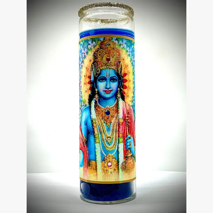 Vishnu Glitter Candle