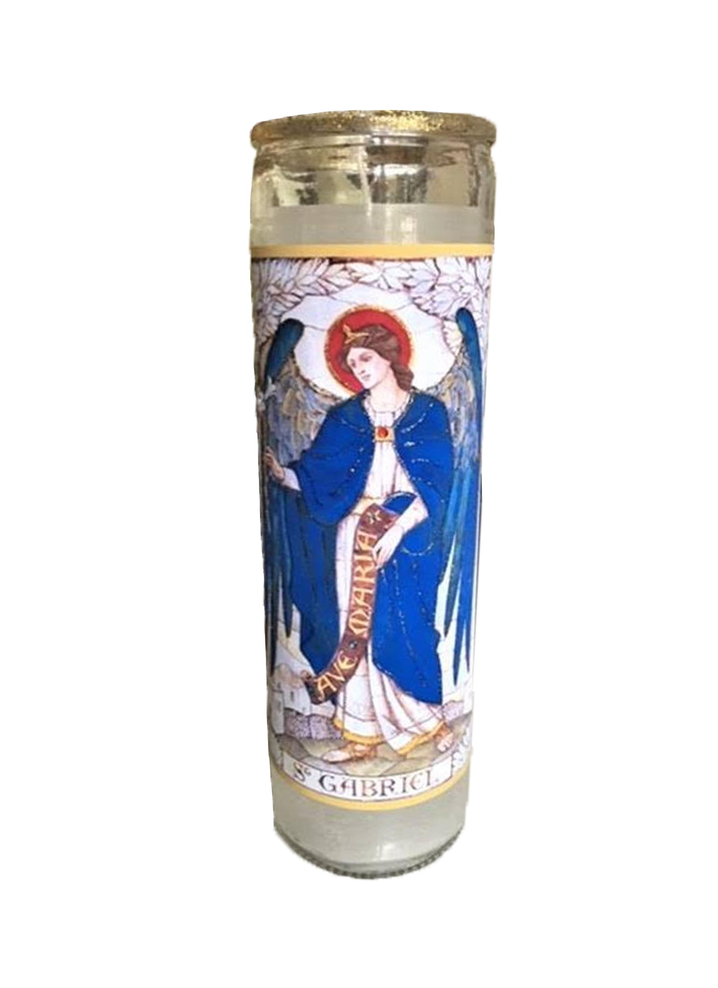 Archangel Gabriel Glitter Candle