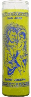 St. Joseph Candle Ãê Yellow