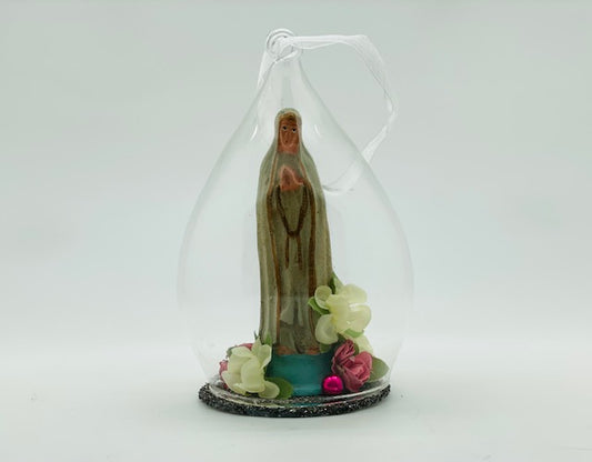 Mary Globe Ornament