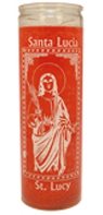 St. Lucy Candle - Pink