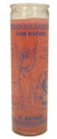St. Raphael Candle - Pink