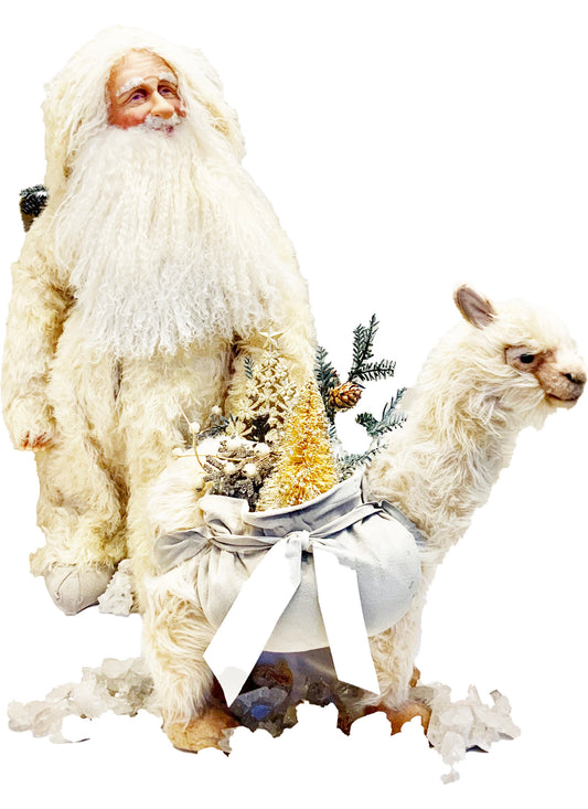 Santa with Lama