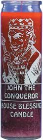 John Conqueror Candle - Red/Purple