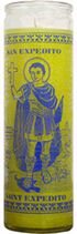 St. Expedito Candle - Yellow