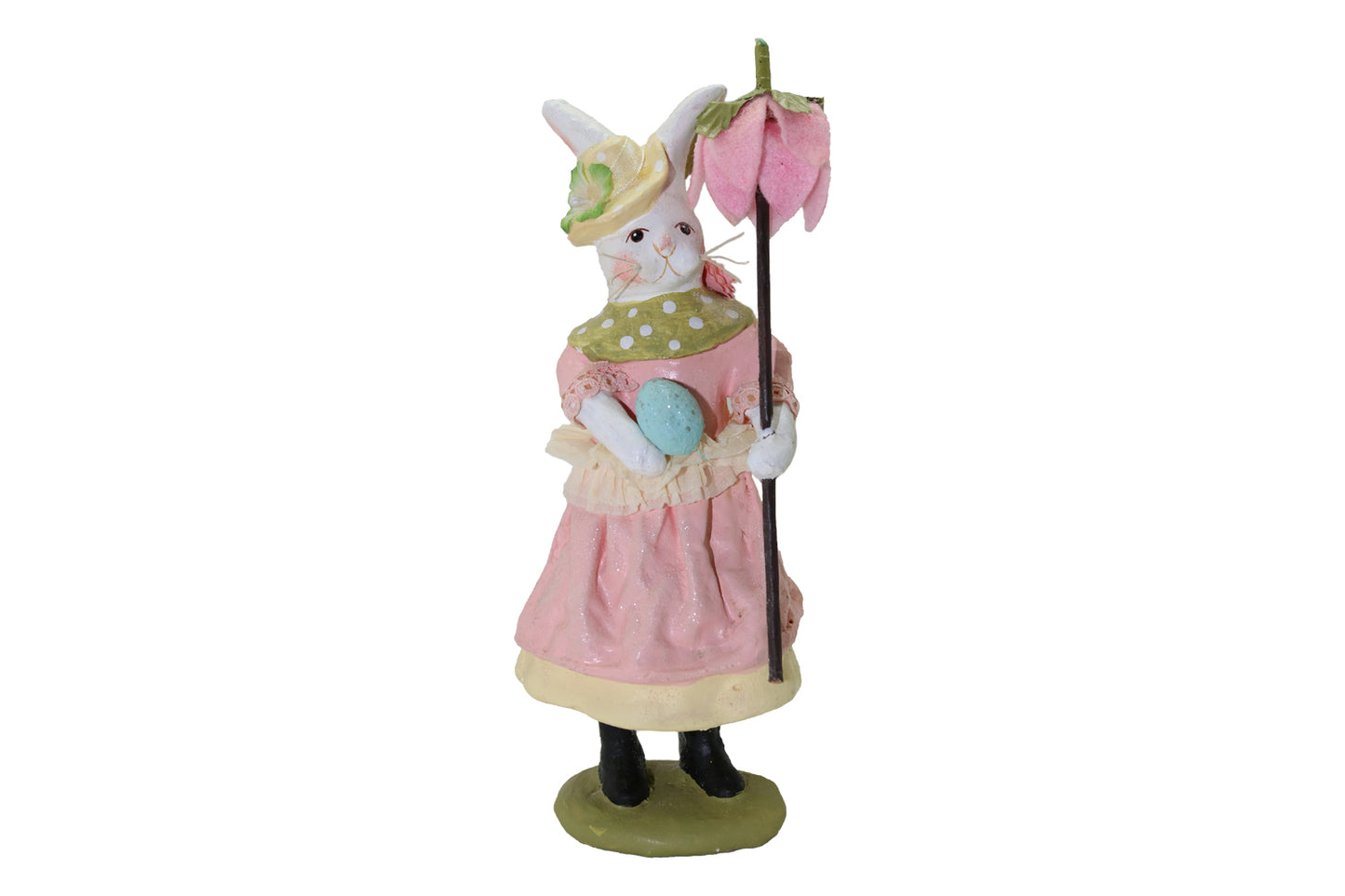 Bunny with Pink Flower