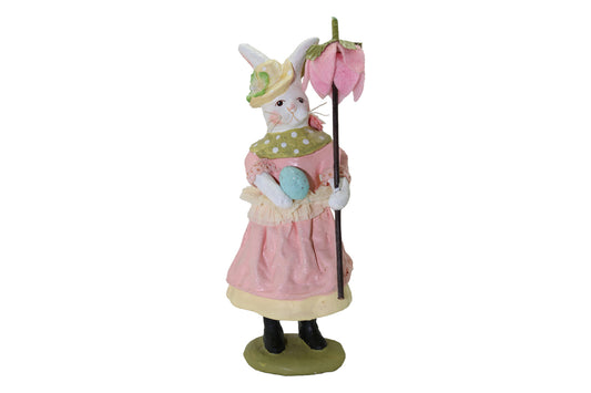Bunny with Pink Flower