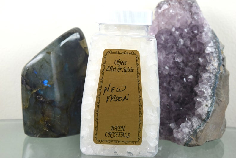New Moon Bath Salt Crystals
