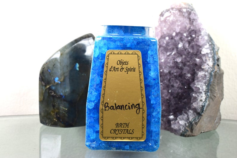 Balancing Bath Salt Crystals