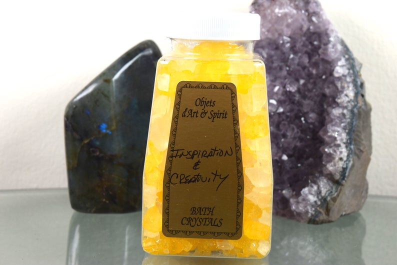 Inspiration & Creativity Bath Salt Crystals
