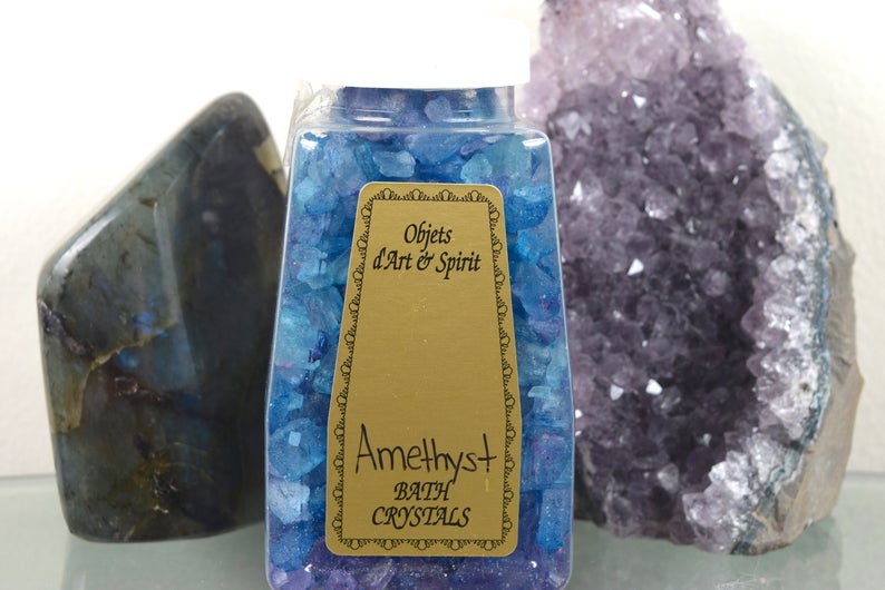 Amethyst Bath Salt Crystals