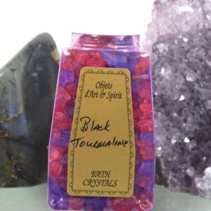 Black Tourmaline Bath Salt Crystals