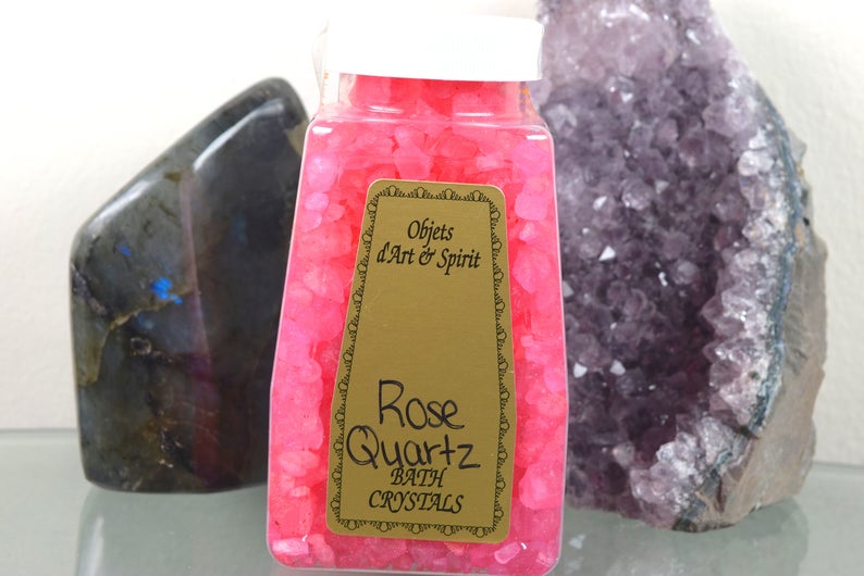 Rose Quartz Bath Salt Crystals