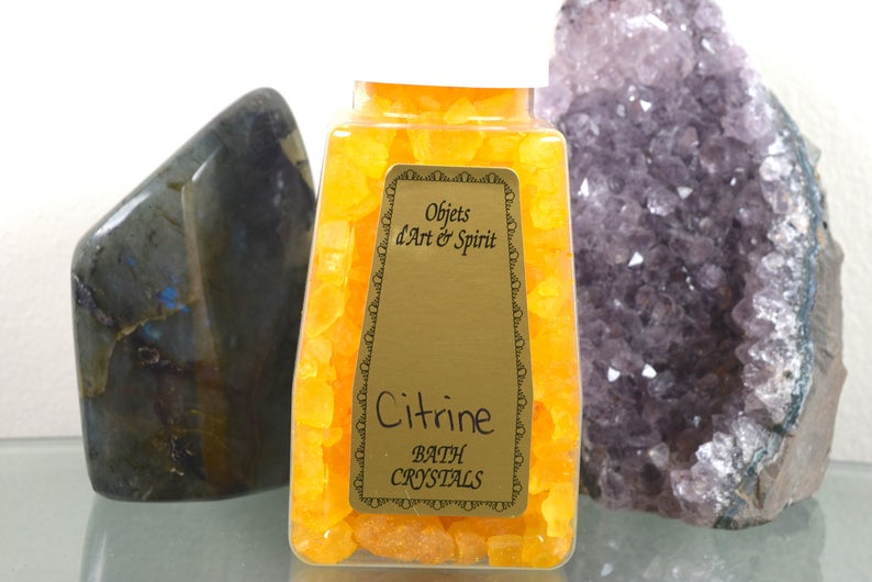 Citrine Bath Salt Crystals