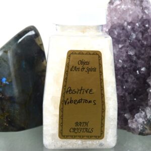 Positive Vibrations Bath Salt Crystals