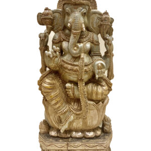 Wood Ganesh